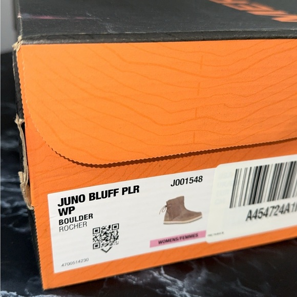 Women- Boots Merrell Juno Bluff Polar Waterproof Boulder-AUTHENTIC NEW w DEFECT - Picture 11 of 11